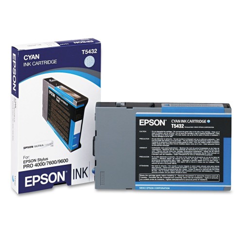 Epson Stylus Pro 4000/ 4400/ 7600/ 9600 UltraChrome Ink - 110ml - Cyan