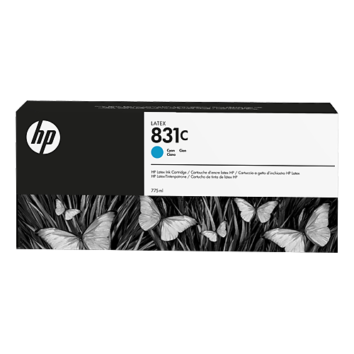 HP L300 No. 831C Latex Ink Cartridge Cyan - 775ml CZ695A