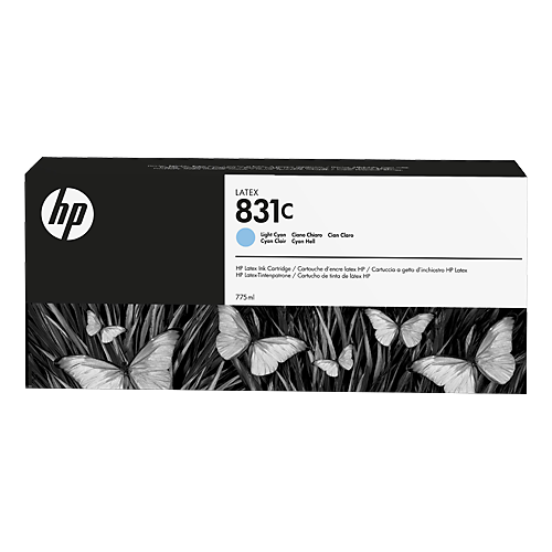 HP L300 No. 831C Latex Ink Cartridge Light Cyan - 775ml CZ698A