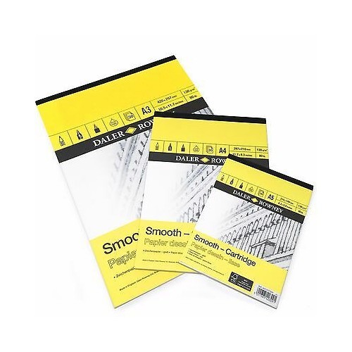 Daler Smooth Cartridge Pad A3 130gsm (403010300) 30 sheets