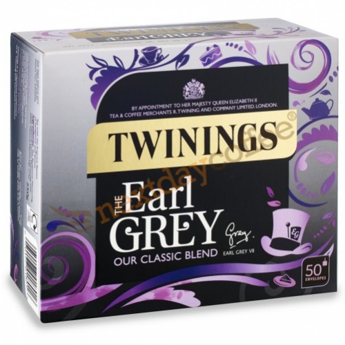 Twinings The Earl Grey 50 Envelope Tea Bags 100g