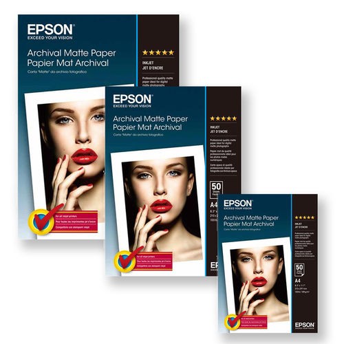 EPSON S041340 A3+ Archival Matt PPR 192gsm pk50