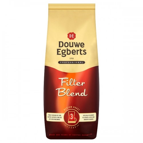Douwe Egberts Real Coffee Medium Roast For Filters Strength 3 1000g
