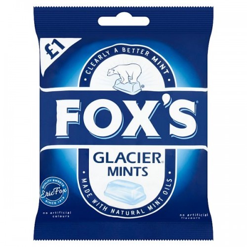 Foxs Glacier Mints 12x130g case of 12 (128774)