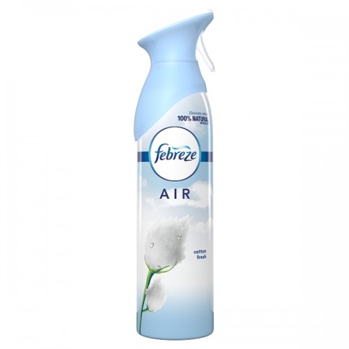 Febreze Air Effects Air Freshener Spray Cotton Fresh 300ml Case of 6