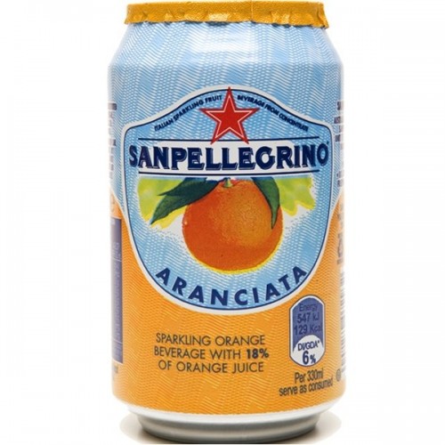 Sanpellegrino Aranciata Orange 33cl can - case of 24