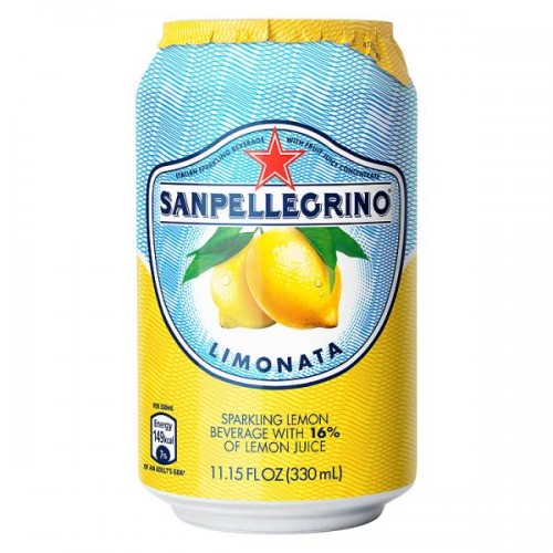Sanpellegrino Limonata 33cl Can case of 24