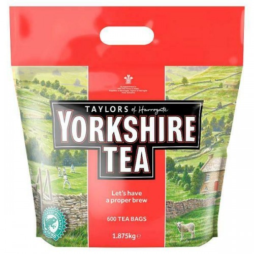 Taylors of Harrogate Yorkshire Tea 600 Tea Bags 1.875kg Case of 4