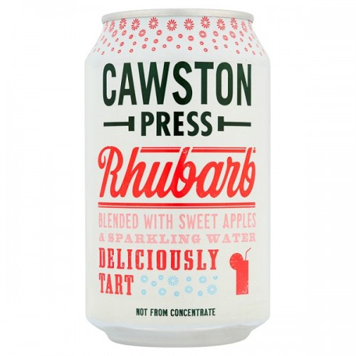 Cawston Press Rhubarb 330ml Can Case of 24