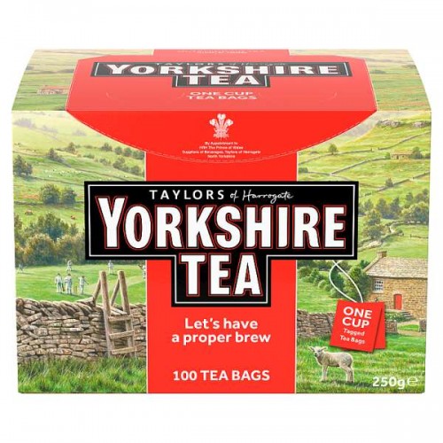 Taylors of Harrogate Yorkshire Tea 100 Tea Bags 250g