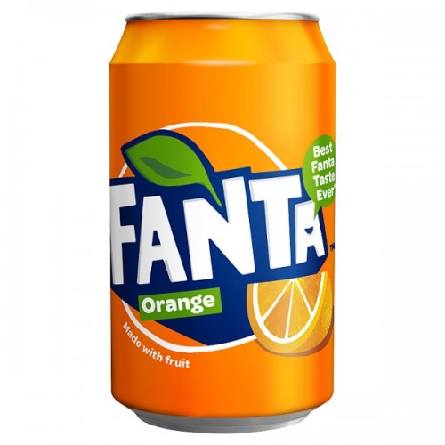 Fanta Orange 330ml Can Case of 24
