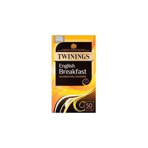 Twinings English Breakfast *Tea Bag* Pack of 50 (none envelope)