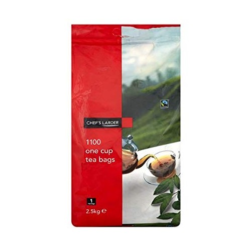 Chefs Larder 1100 One Cup Tea Bags 2.5kg Case of 2