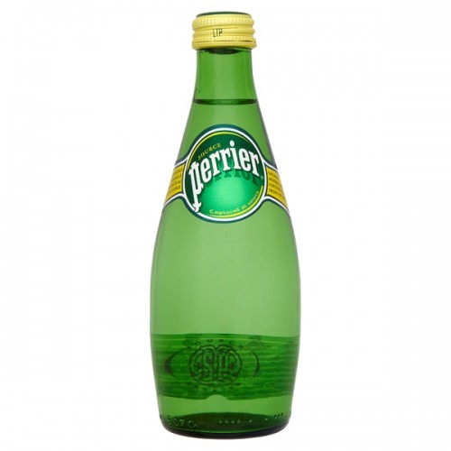 Perrier Natural Sparkling Mineral Water 33cl Pack 24