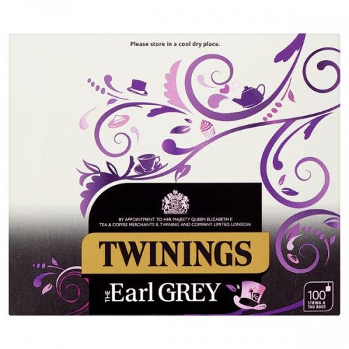 Twinings Aromatics Earl Grey 100 String & Tag Tea Bags 200g Case of 5 01483C