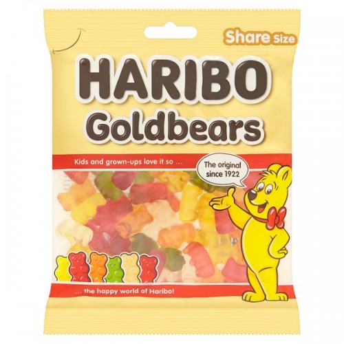 HARIBO Goldbears Bag 140g case of 12