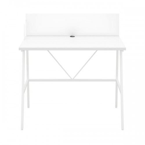 WFH Home Working A-Frame Desk with Backboard - White