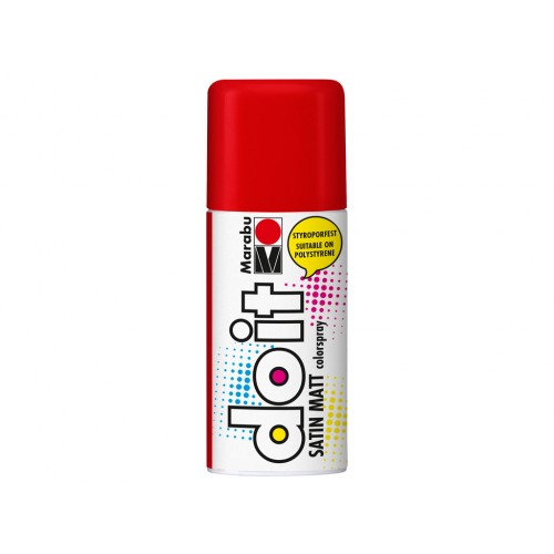 Marabu Do-It Colour Spraypaint Cherry Red Satin Matt 150ml (031)