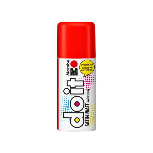 Marabu Do-It Colour Spraypaint Vermillion Satin Matt 150ml (006)