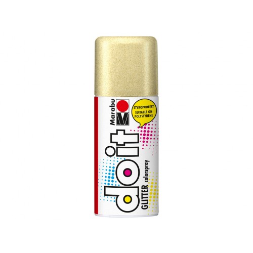 Marabu Do-It Colour Spraypaint Gold Glitter 150ml (584)