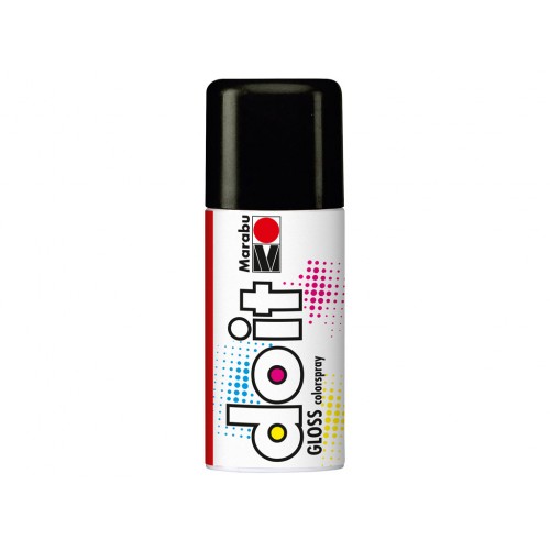 Marabu Do-It Colour Spraypaint Black Gloss 150ml (472)