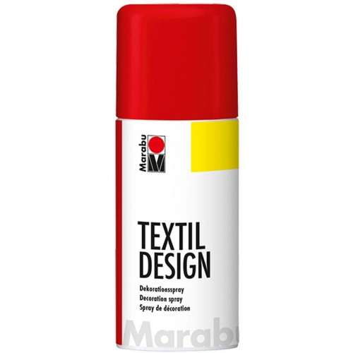Marabu Textil Design Fabric Spraypaint Cherry Red 150ml - Acrylic - Based
