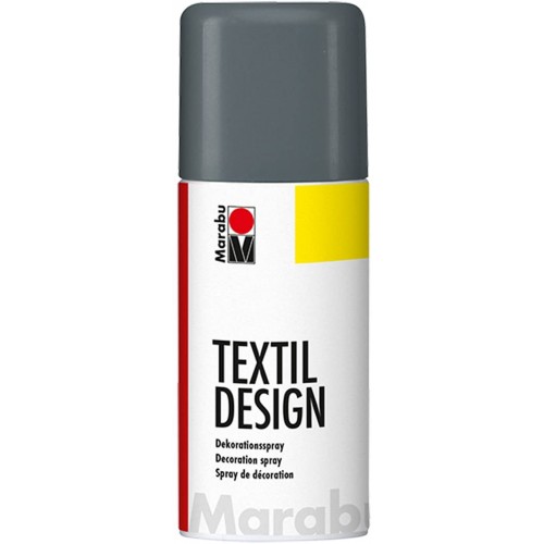 Marabu Textil Design Fabric Spraypaint Graphite 150ml - Acrylic - Based