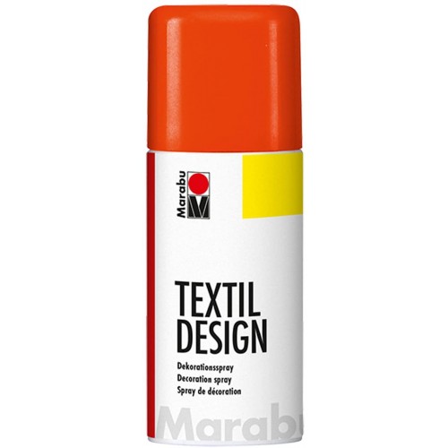 Marabu Textil Design Fabric Spraypaint Neon - Orange 150ml - Acrylic - Based