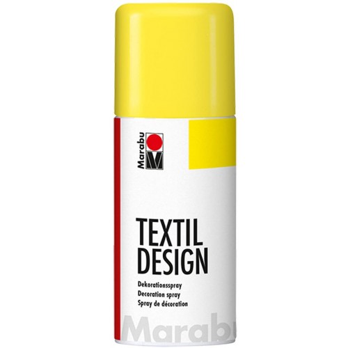 Marabu Textil Design Fabric Spraypaint Sunshine Yellow 150ml - Acrylic - Based
