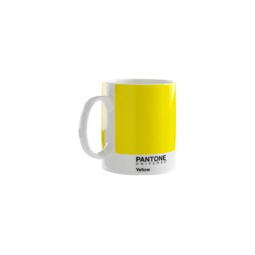 Pantone Bone China Mug Custard Yellow