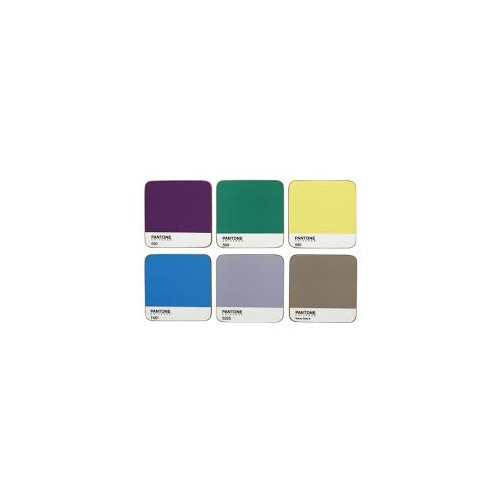 PANTONE Coasters MIXED colours x 6 Interior Tones