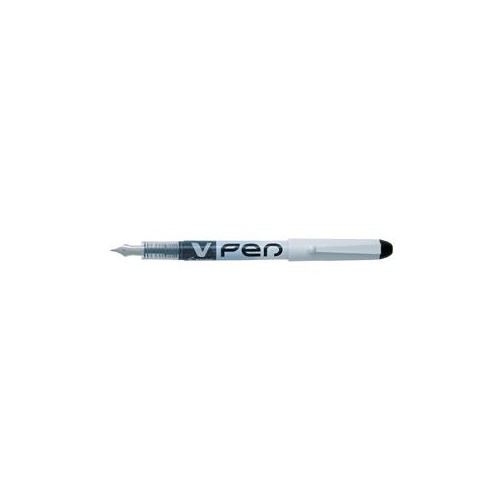 Pilot V4 Black Disposable Fountain Pen PK12