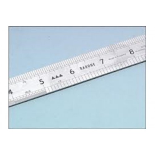 Rabone Steel Rule 300mm 64FR (1.64FR/300) 0-35-433 0.45mm thick