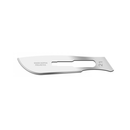 Swann Morton Blades 21 - Box OF 100 0107 - Non - Sterile