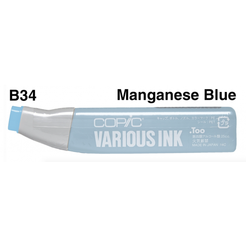 Copic Ink B34 - Manganese Blue CZ2007674
