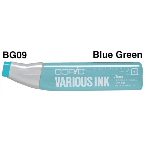 Copic Ink BG09 - Blue Green CZ2007636