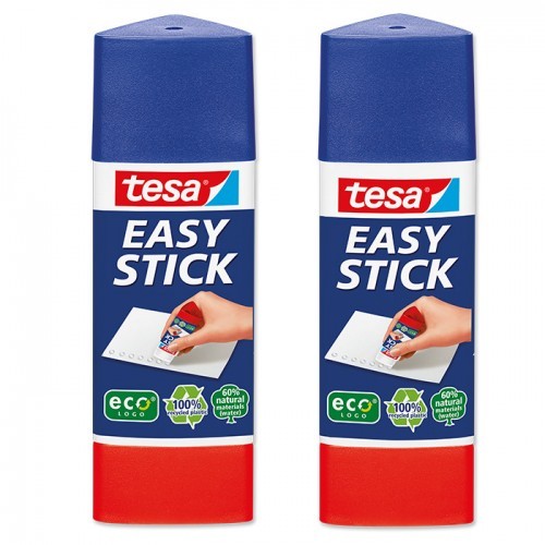 tesa EasyStick eco Logo Triangular Glue Stick 12g 57272 PK12
