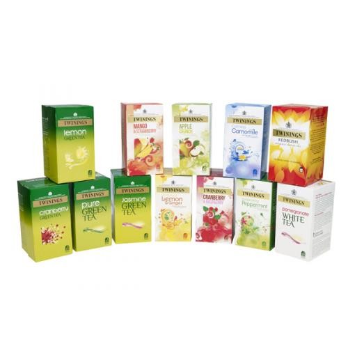 Twinings Herbal Infusion Tea Bag Variety Pk 12 Pks of 20 F08750