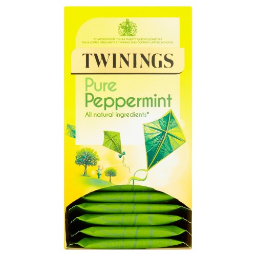 Twinings Revive & Revitalise Pure Peppermint 20 Envelopes 40g case of 12)