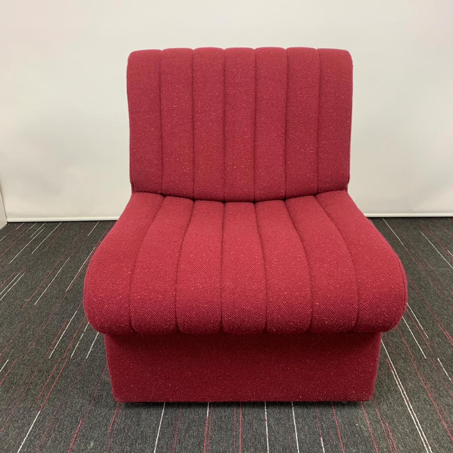Second Hand Burgundy Red Reception Chair