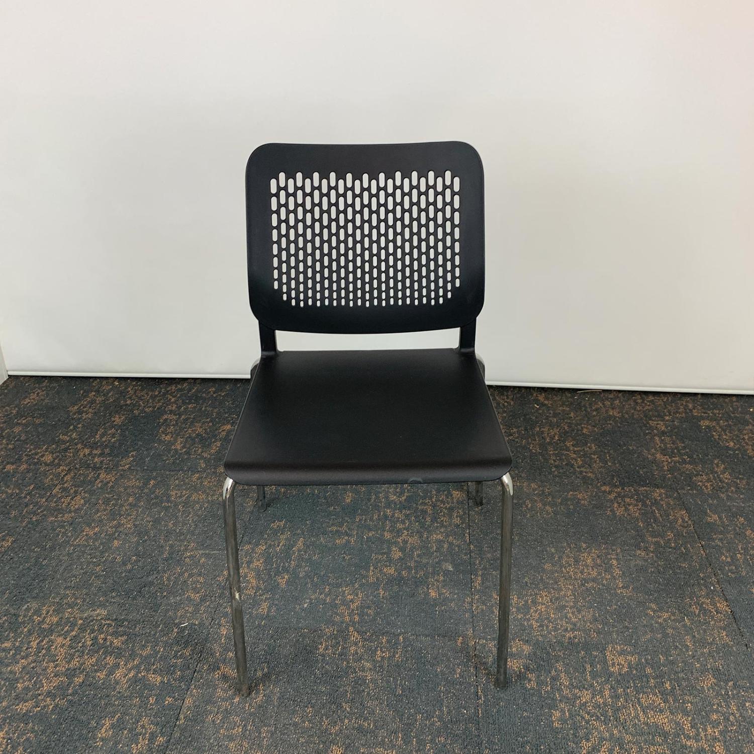 Second Hand Black Stacking Meeting Chair