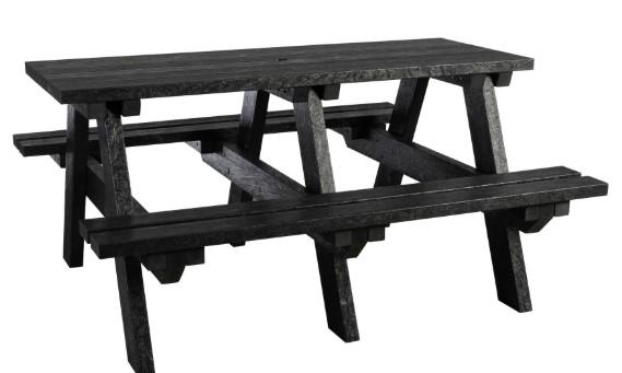 EKO A-Frame Picnic Table - 1.5m - Black