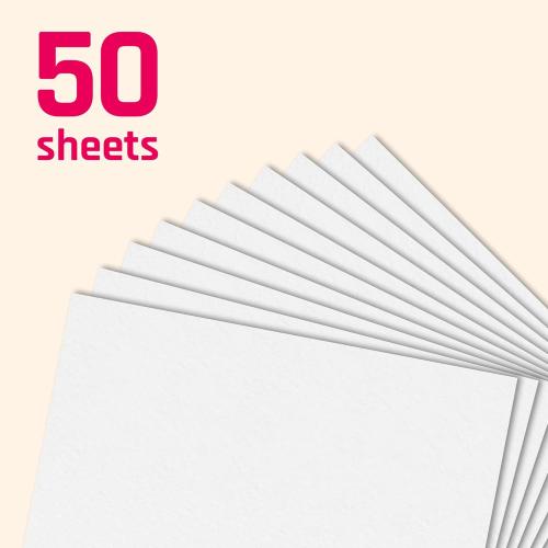 A5 Card White 300gsm - Pack 50