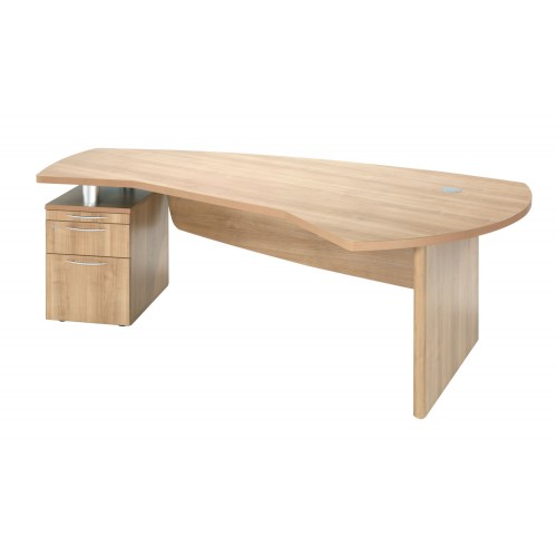 E Space Executive Desk With Left Hand 2 Drawer Pedestal E Space Executive Desk With Left Hand 2