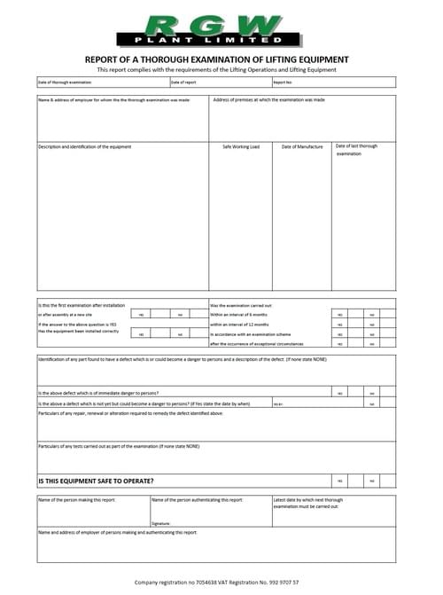 RGW A4 Lifting Equipment Pads (Pack 5 Pads)