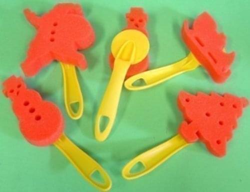 Christmas Sponge Stampers Set Of 4
