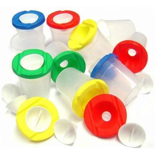 Standard Paintpot Set of 12 Including Lid & Stopper