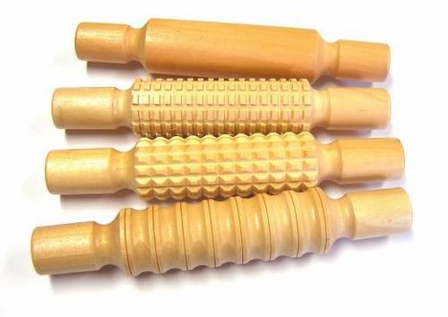 Wooden Rolling Pin Set of 4 (21cm)
