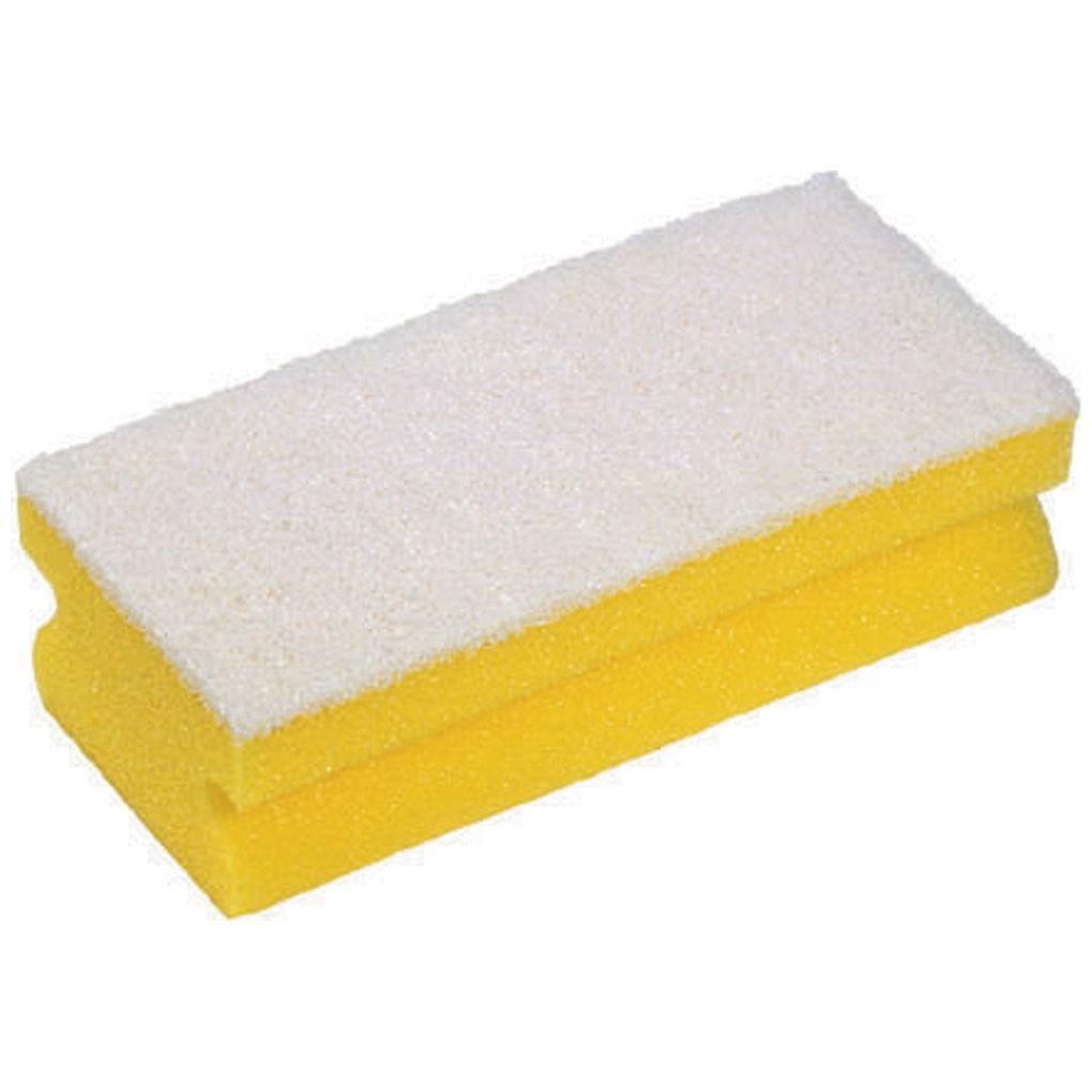 EASIGRIP SPONGE SCOURERS (1X10) YLW/WHT SO