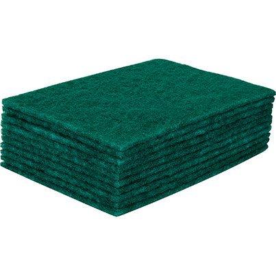 GREEN SCOURING PADS (9X6) 10 PER PACK